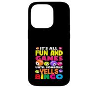 Jugador De Bingo Diversión Y Juegos Gritos Bingo Carcasa para iPhone 14 Pro