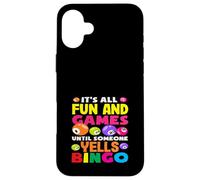 Jugador De Bingo Diversión Y Juegos Gritos Bingo Carcasa para iPhone 16 Plus