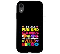 Jugador De Bingo Diversión Y Juegos Gritos Bingo Carcasa para iPhone XR