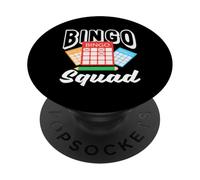 Jugador de bingo Escuadrón de bingo Entusiasta de los juegos divertidos PopSockets PopGrip Adhesivo