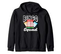 Jugador de bingo Escuadrón de bingo Entusiasta de los juegos divertidos Sudadera con Capucha