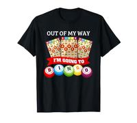 Jugador de Bingo Fuera de mi Camino Sala de Bingo Juego Noche Humor Camiseta