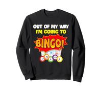 Jugador de Bingo Fuera de mi Camino Sala de Bingo Juego Noche Humor Sudadera