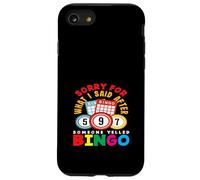 Jugador de bingo Perdón por lo que dije después del bingo Carcasa para iPhone SE (2020) / 7 / 8