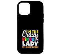 Jugador de bingo Soy la Dama del Bingo Loco Advertido Carcasa para iPhone 12 mini