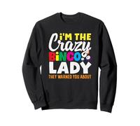 Jugador de bingo Soy la Dama del Bingo Loco Advertido Sudadera