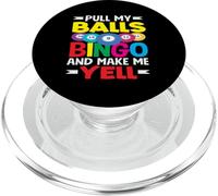 Jugador de bingo tira de mis bolas Bingo y me hace gritar PopSockets PopGrip para MagSafe