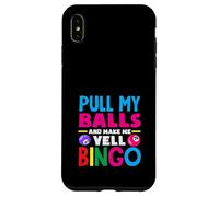 Jugador de bingo tira de mis bolas y me hace gritar bingo Carcasa para iPhone XS Max