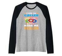Jugador de Bingo Vamos Llamador Hazme Gritar Camiseta Manga Raglan