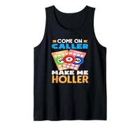 Jugador de Bingo Vamos Llamador Hazme Gritar Camiseta sin Mangas