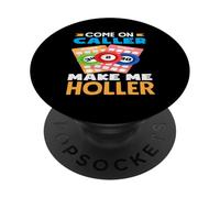Jugador de Bingo Vamos Llamador Hazme Gritar PopSockets PopGrip Adhesivo