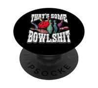Jugador de Bolos Divertido Menuda Mierda de Bolos Equipo PopSockets PopGrip Adhesivo