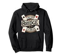 Jugador De Bridge A Day Spend Playing Bridge Sudadera con Capucha
