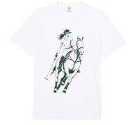 Jugador De Caballo De Polo Mujer Montando Deportista Comfort Colors Adult Heavyweight T-Shirt