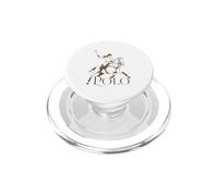 Jugador De Caballo De Polo Mujer Montando Deportista PopSockets PopGrip para MagSafe