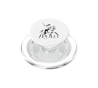 Jugador De Caballo De Polo Mujer Montando Deportista PopSockets PopGrip para MagSafe