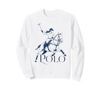 Jugador De Caballo De Polo Mujer Montando Deportista Sudadera