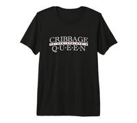 Jugador de Cartas Cribbage Queen Mujer Camiseta Premium