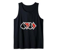 Jugador de Cartas/Poker Royal Flush/As, corazón, Club, Diamante Camiseta sin Mangas