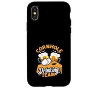 Jugador de Cornhole Beber Equipo Fun Vibes Carcasa para iPhone X/XS