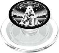 Jugador de cricket - Hombres secuestrados en el espacio exterior PopSockets PopGrip para MagSafe