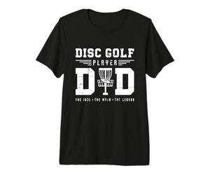 Jugador de Disc Golf Dad The Idol Disc Golfer Jugador de Disc Golf Camiseta Premium