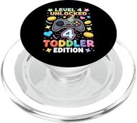 Jugador de edición para niños pequeños Desbloqueado de Nivel 4 de 4º cumpleaños PopSockets PopGrip para MagSafe