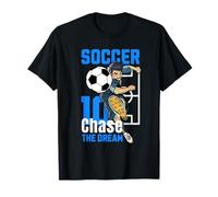 Jugador de fútbol Acción Arte Chase The Dream Diseño Camiseta