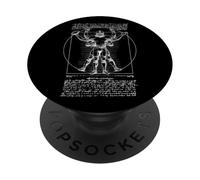 Jugador de fútbol Americano Vitruvio Hombre Leonardo Da Vinci PopSockets PopGrip Adhesivo