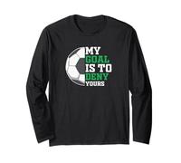 Jugador de fútbol clásico niega el tuyo Manga Larga