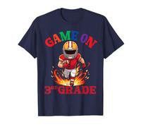 Jugador de fútbol de Tercer Grado para el Estudiante de Regreso a la Escuela Camiseta
