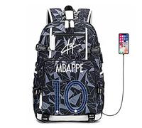 Jugador de fútbol Estrella 10 Mochila multifunción Estudiante de Viaje portátil fanáticos del Bolso para Hombres Mujeres