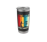 Jugador De Golf De Disco Disc Golf Vaso térmico de acero inoxidable de doble pared