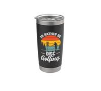 Jugador De Golf De Disco Disc Golf Vaso térmico de acero inoxidable de doble pared