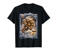 Jugador de Hockey con Motor Steampunk Camiseta