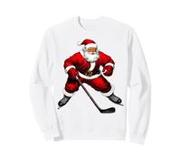 Jugador de Hockey de Navidad Sudadera