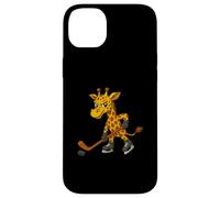 Jugador de hockey sobre hielo Funny Giraffe Carcasa para iPhone 14 Plus