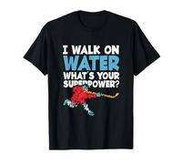 Jugador de Hockey sobre Hielo I Walk On Water ¿Cuál es tu Superpoder Camiseta