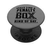 Jugador de Hockey sobre Hielo se Siente penalti Tipo de día PopSockets PopGrip Adhesivo