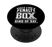 Jugador de Hockey sobre Hielo se Siente penalti Tipo de día PopSockets PopGrip Adhesivo