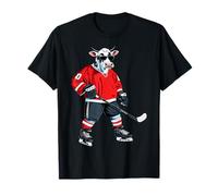 Jugador de hockey sobre hielo Vaca Camiseta