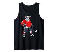 Jugador de hockey sobre hielo Vaca Camiseta sin Mangas