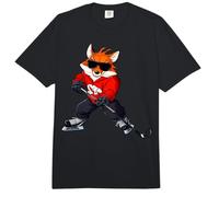 Jugador de Hockey sobre Hielo Zorro Comfort Colors Adult Heavyweight T-Shirt