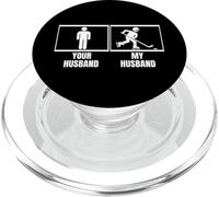Jugador de Hockey Tu Marido Mi Esposo Esposa Divertido Hockey sobre Hielo PopSockets PopGrip para MagSafe