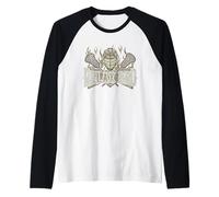 Jugador de Lacrosse Relax Bro LAX Lacrosse Camiseta Manga Raglan