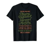 Jugador de Pickleball Jugando Pickle Ball Memory en la cancha Camiseta