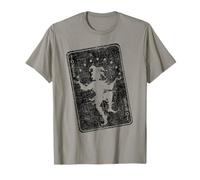 Jugador de póquer bufón de Cartas de Joker Envejecido Halloween Camiseta
