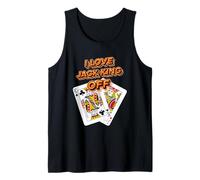 Jugador de póquer I Love Jack King Off Funny Playful Card Gambler Camiseta sin Mangas