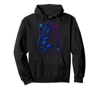 Jugador de póquer jugando a las cartas King Of Hearts Chipleader Apuestas Sudadera con Capucha