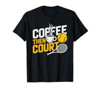 Jugador De Ráquetbol Café Amante Mañana Camiseta